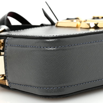 Marc Jacobs Saffiano Snapshot Camera Bag Black Grey 8 of 9