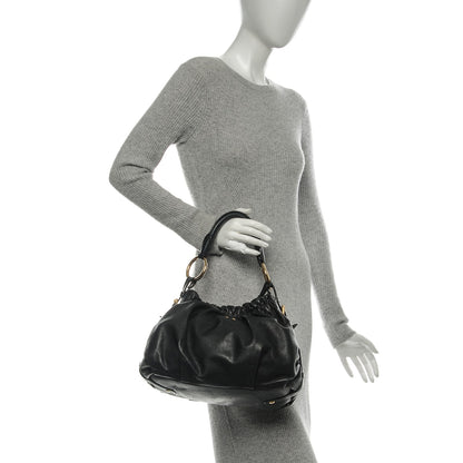 Prada Soft Calf Hobo Nero Black 2 of 10