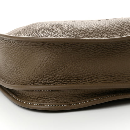 Hermes Taurillon Clemence Evelyne III PM Etoupe 9 of 10
