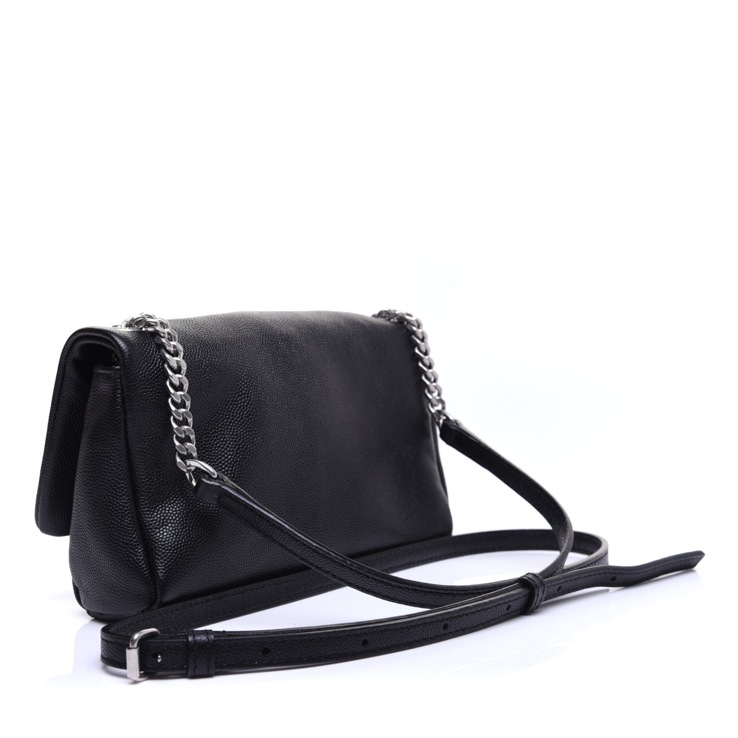 Grain De Poudre Monogram Toy West Hollywood Fold-Over Bag Black