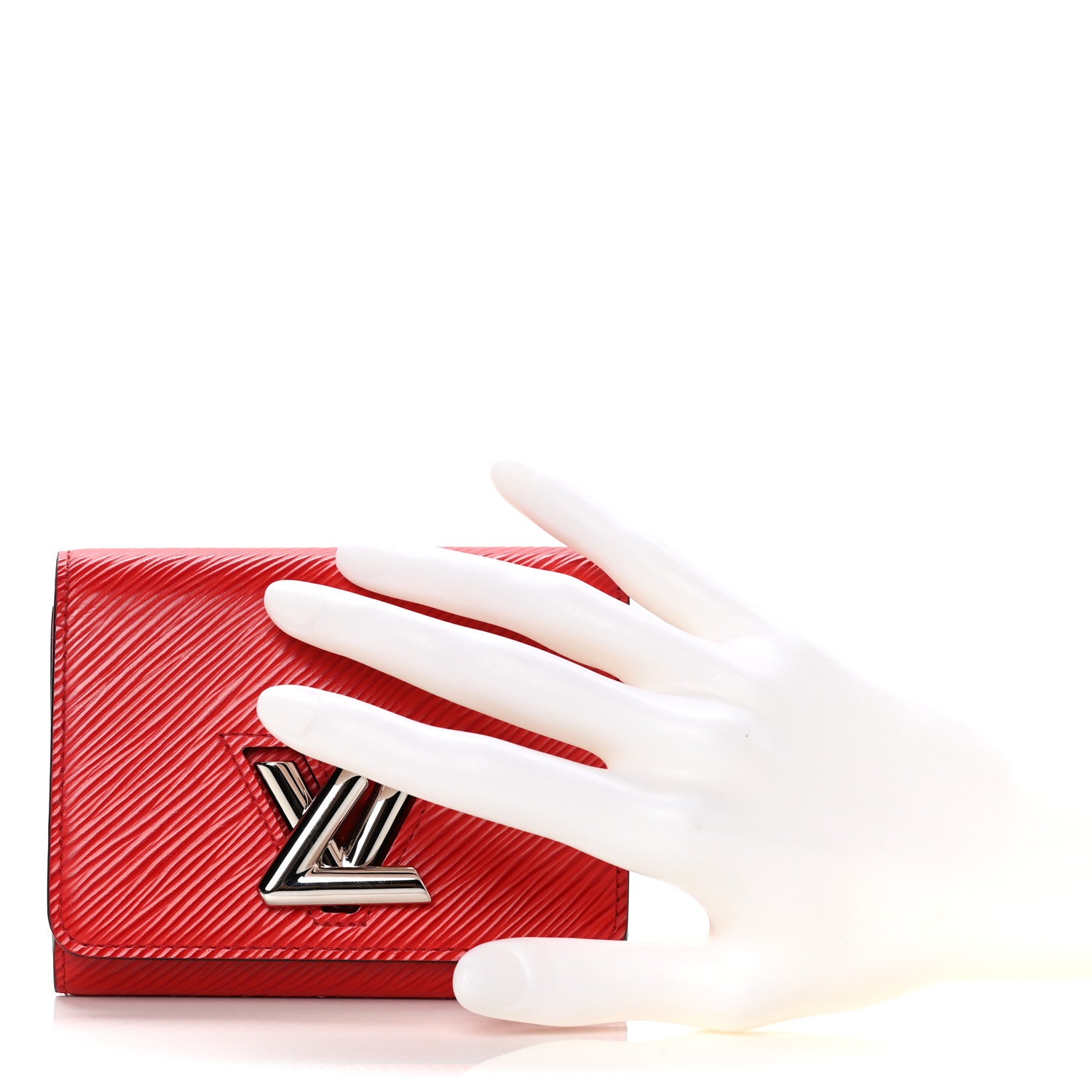 Louis Vuitton Epi Twist Compact Wallet Coquelicot 2 of 6