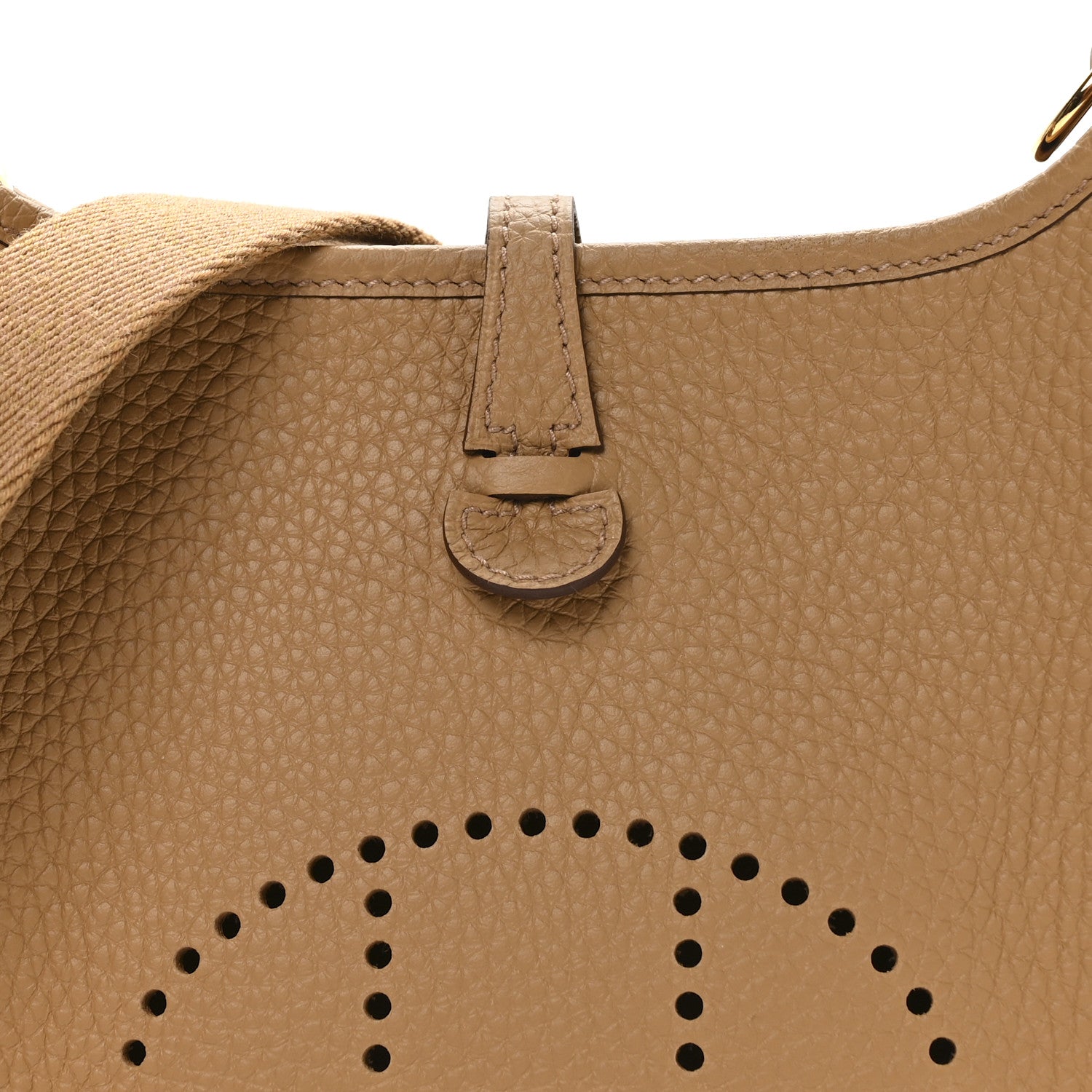 Hermes Taurillon Clemence Evelyne TPM Biscuit 8 of 11