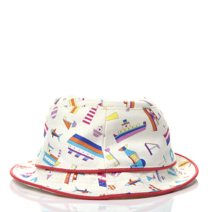 Hermes Canvas Petit Chalutier Bucket Hat 52 Grenadine 4 of 7