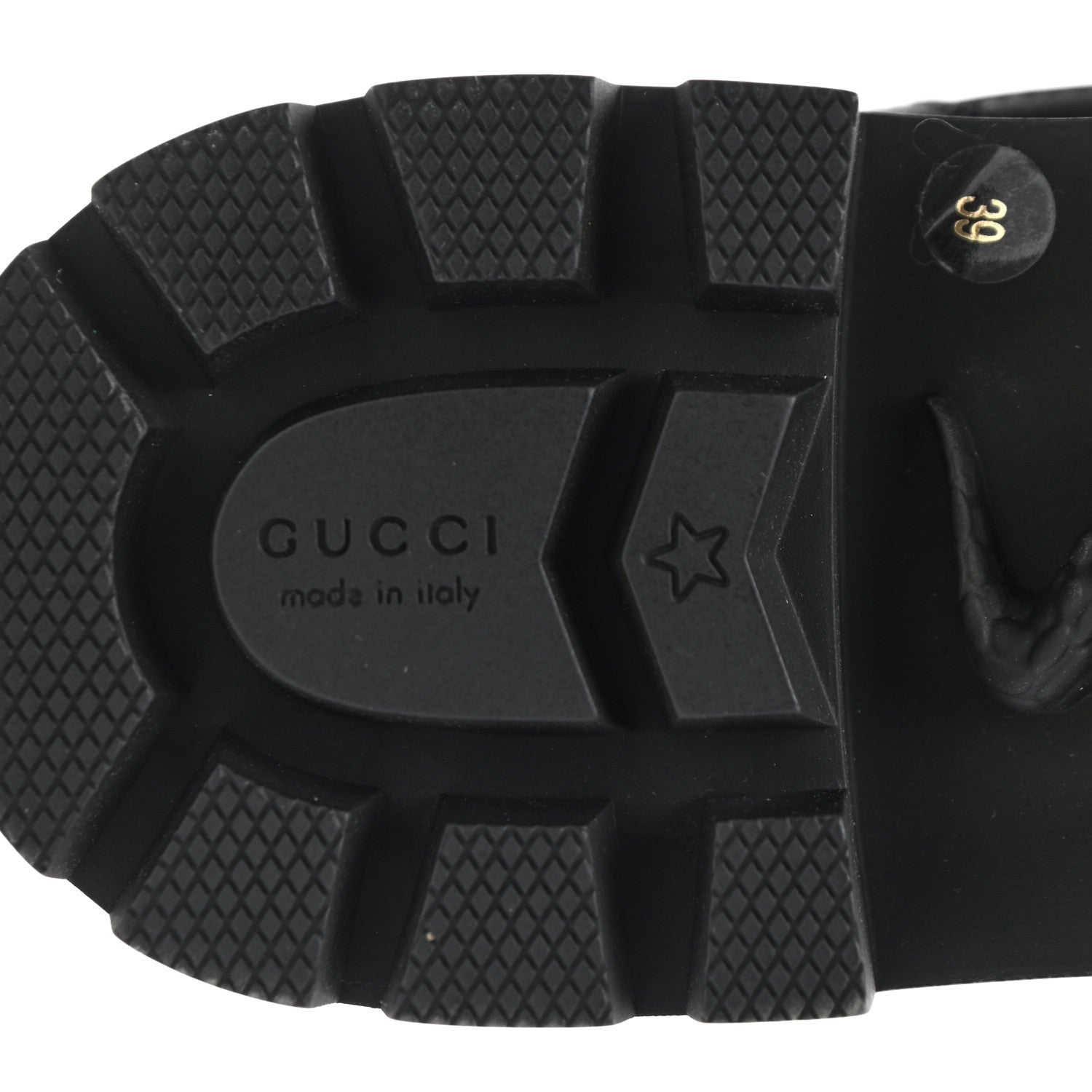 Gucci Calfskin Nappa Matelasse Frances Chelsea Boots 39 Black 7 of 9
