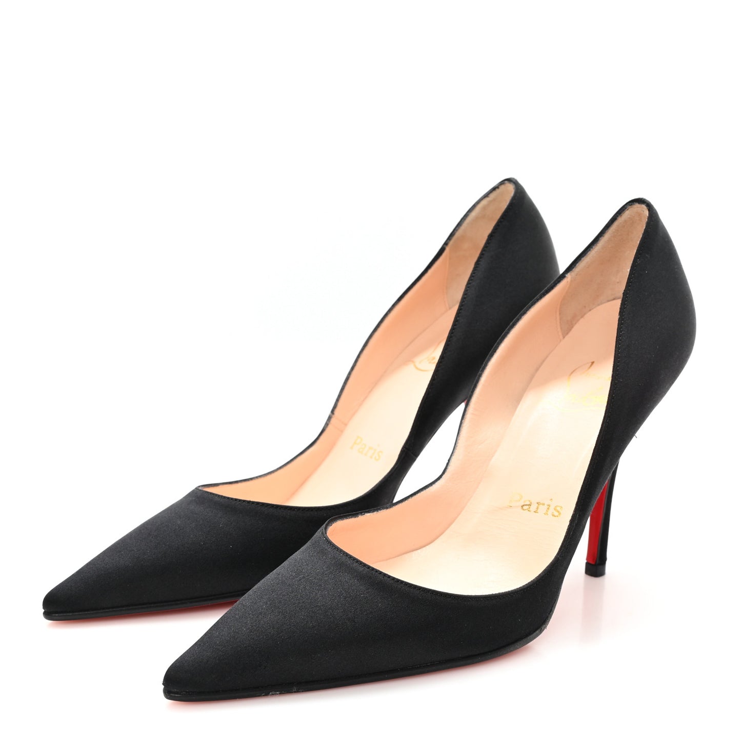 Satin Decollete 554 100 Pumps 35.5 Black