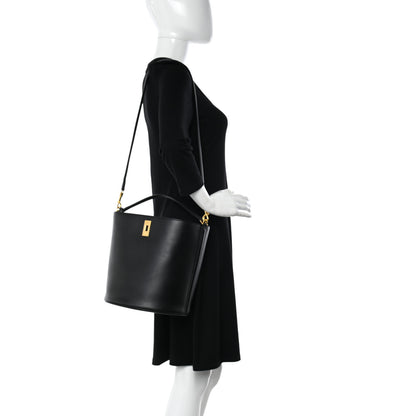 Celine Smooth Calfskin Bucket 16 Bag Black 2 of 11