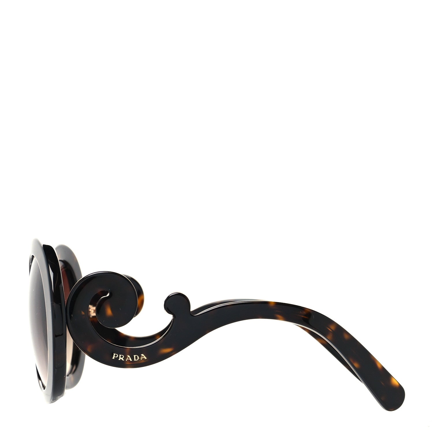 Prada Baroque Sunglasses SPR 27N Tortoise 3 of 7