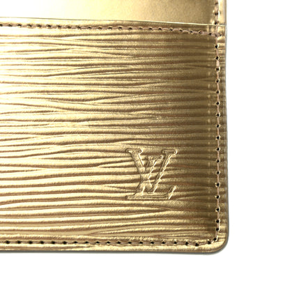 Louis Vuitton Epi Card Holder Gold 6 of 8