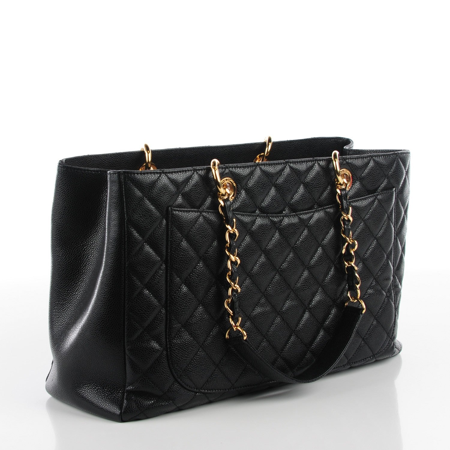 Chanel Caviar XL Grand Shopping Tote GST Black 3 of 7