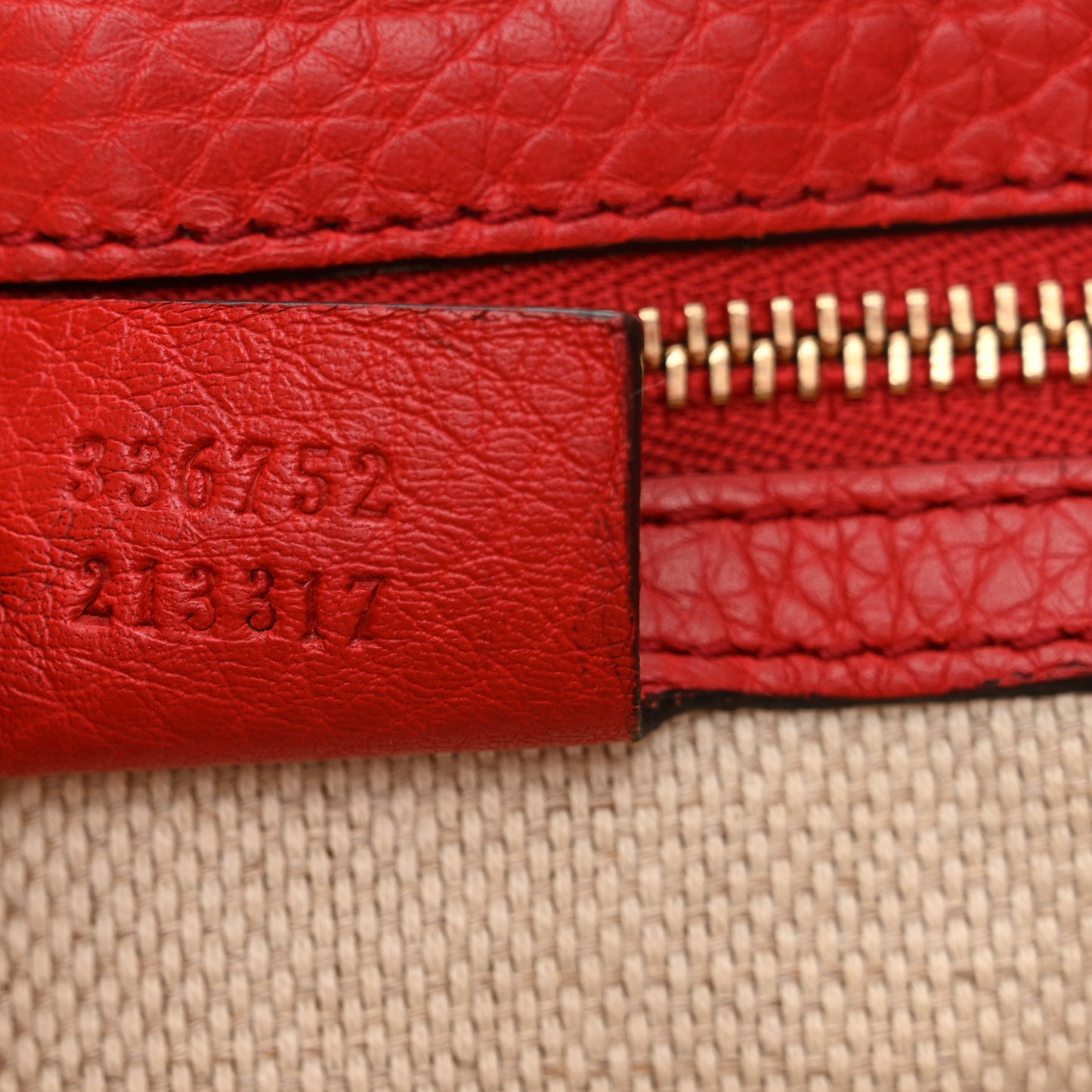 Pebbled Calfskin Medium Soho Flap Crossbody Vibrant Red