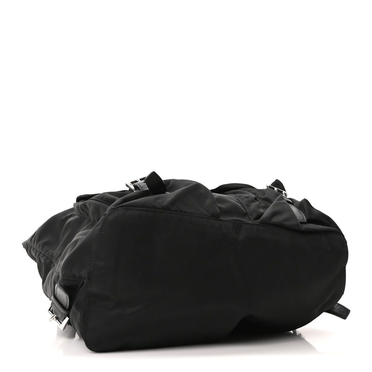Prada Tessuto Nylon Saffiano Medium Backpack Black 4 of 10