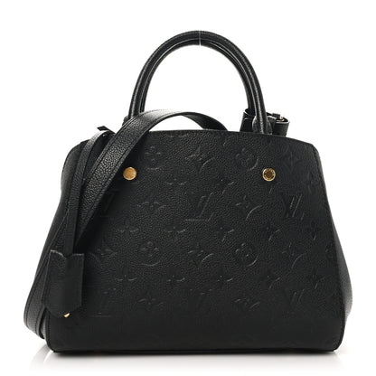 Louis Vuitton Empreinte Montaigne BB Black 1 of 9