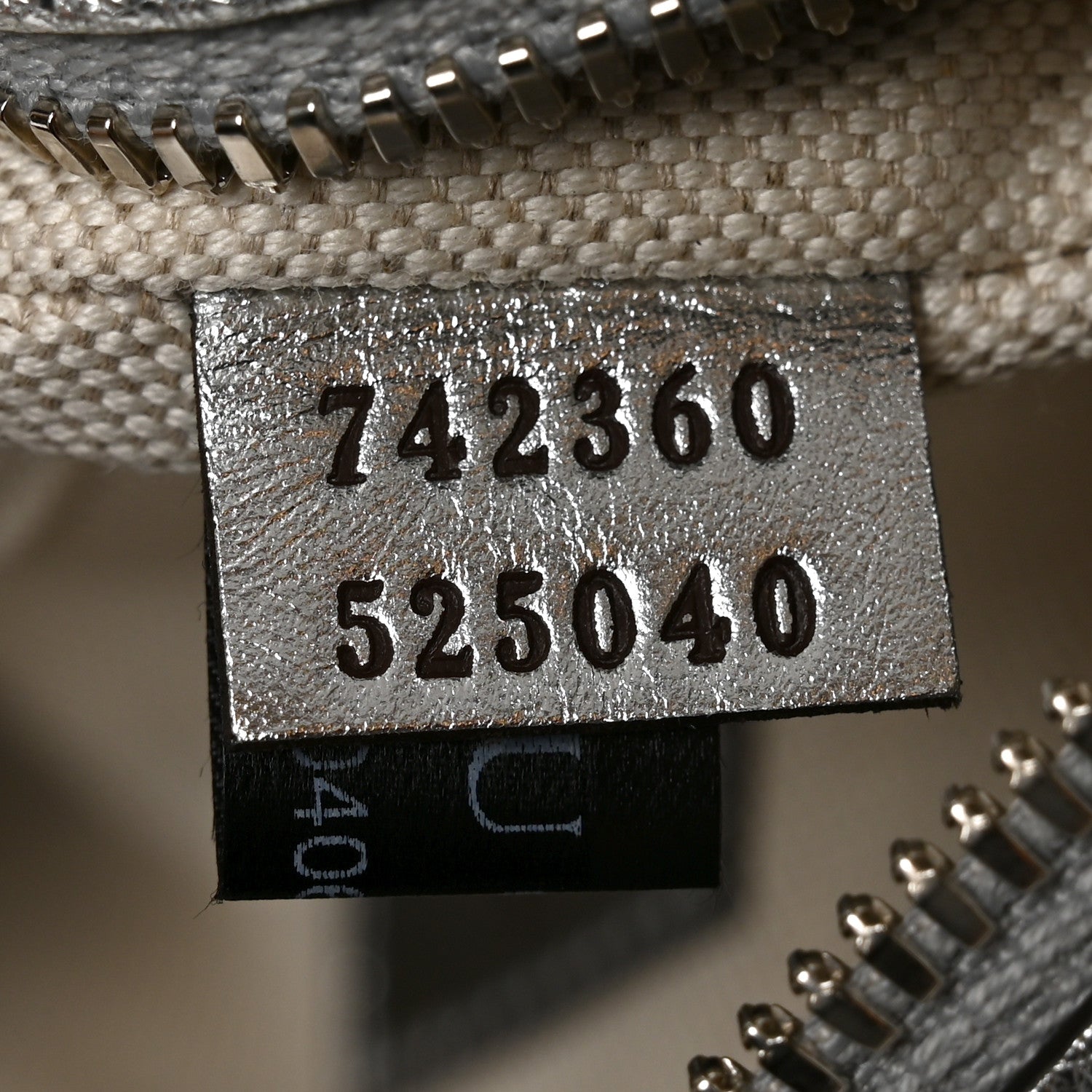 Gucci Metallic Sakai Be Green Calfskin Diagonal Stitched Small Blondie Shoulder Bag Silver 7 of 11
