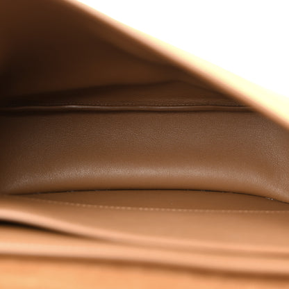 Saint Laurent Suede Calfskin Monogram Medium Kaia Satchel Light Cinnamon 5 of 13