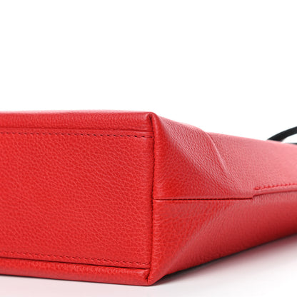 Balenciaga Calfskin Logo XXS Shopping Tote Red 10 of 10