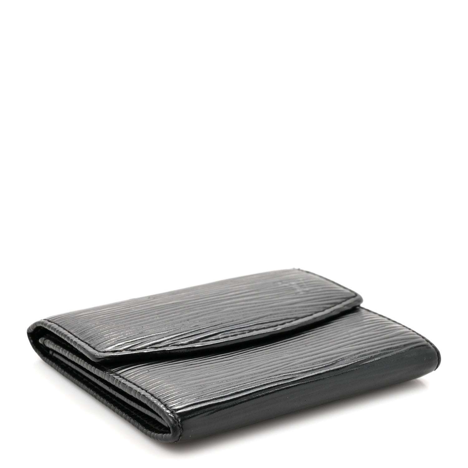 Louis Vuitton Epi Coin Purse Wallet Black 4 of 8