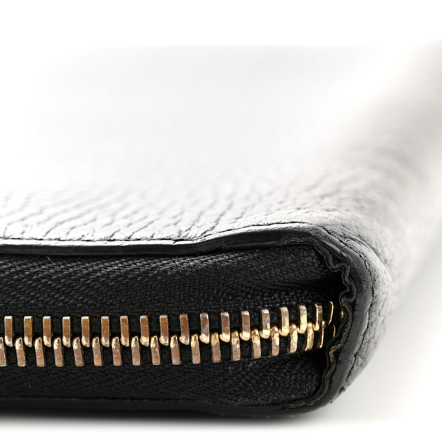 Gucci Dollar Calfskin GG Zip Around Wallet Black 8 of 8