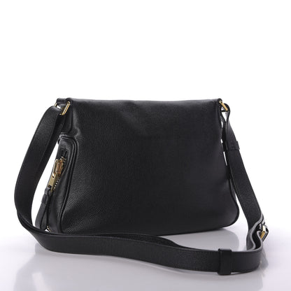 Tom Ford Grained Calfskin Medium Jennifer Crossbody Bag Black 3 of 9