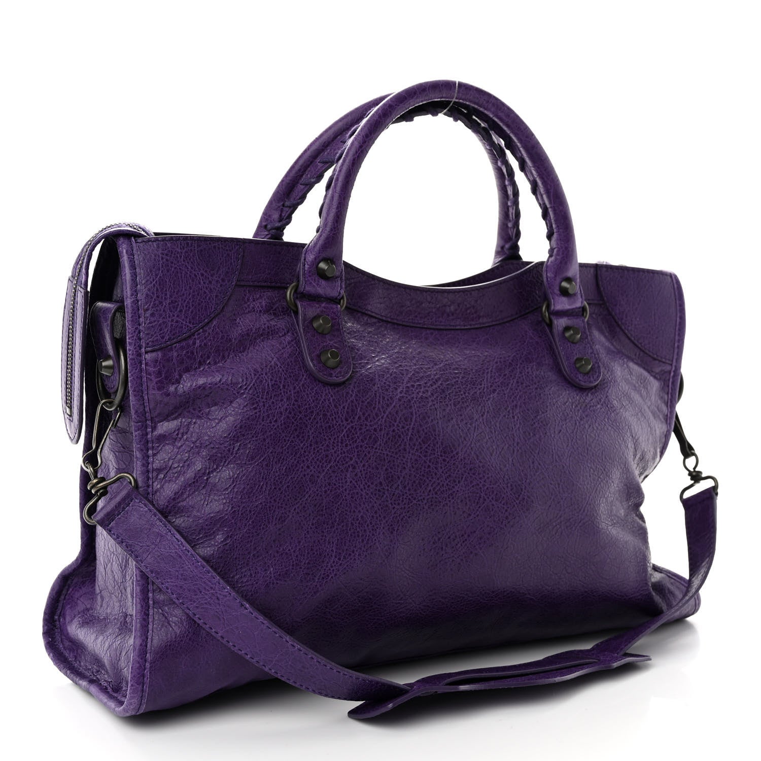 Balenciaga Agneau Classic Hardware City Dark Violet 3 of 9