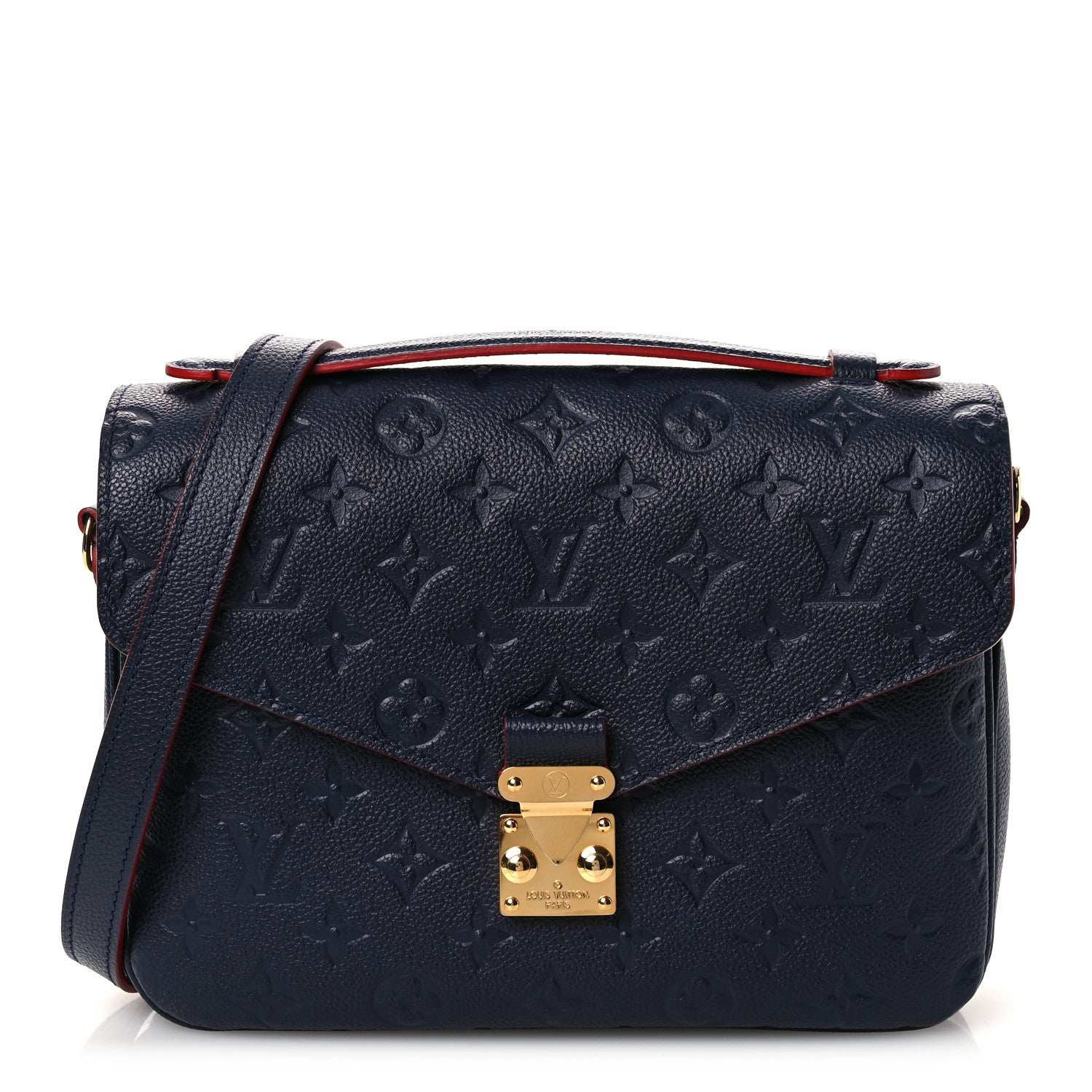 Louis Vuitton Empreinte Pochette Metis Marine Rouge 1 of 9