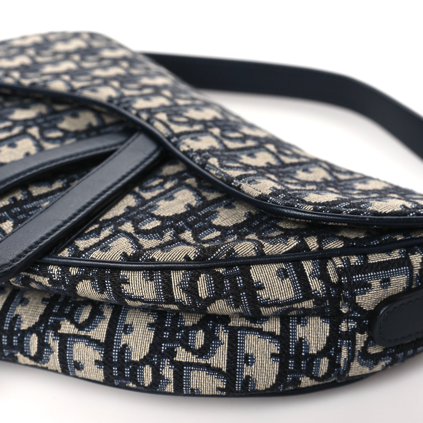 Oblique Saddle Bag Blue
