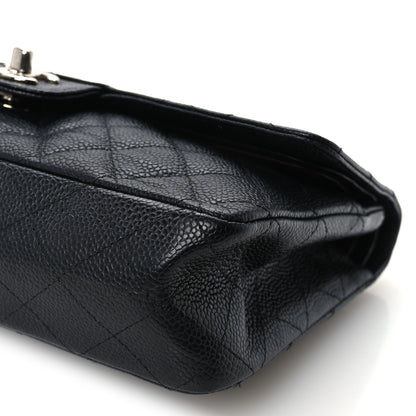 Chanel Caviar Quilted Medium Double Flap Black 11 of 12