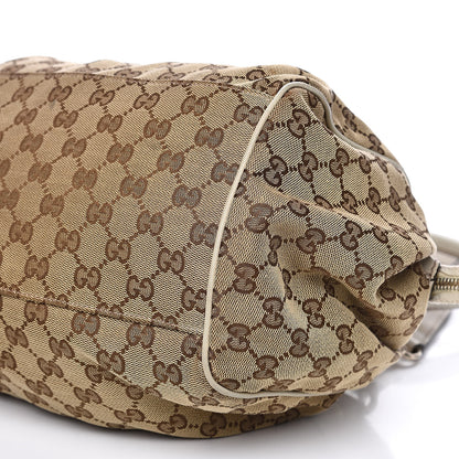 Gucci Monogram Medium Sukey Boston Off White 9 of 16