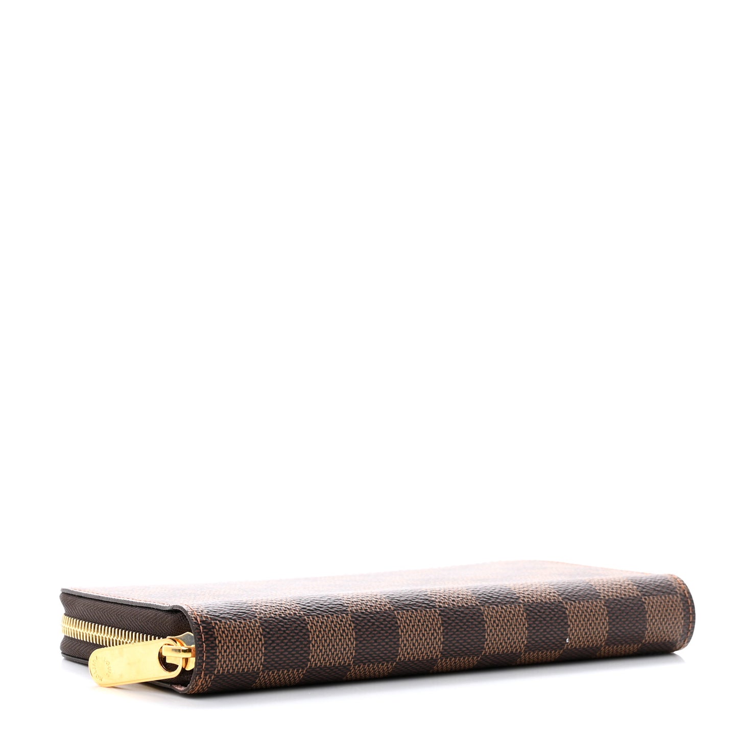 Damier Ebene Zippy Wallet Rose Ballerine