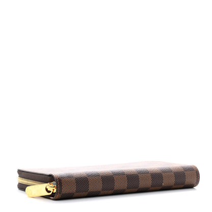 Louis Vuitton Damier Ebene Zippy Wallet Rose Ballerine 4 of 6