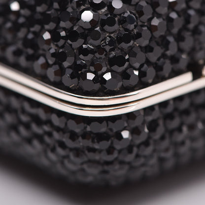 Judith Leiber Swarovski Crystal Minaudiere Clutch Black 9 of 18