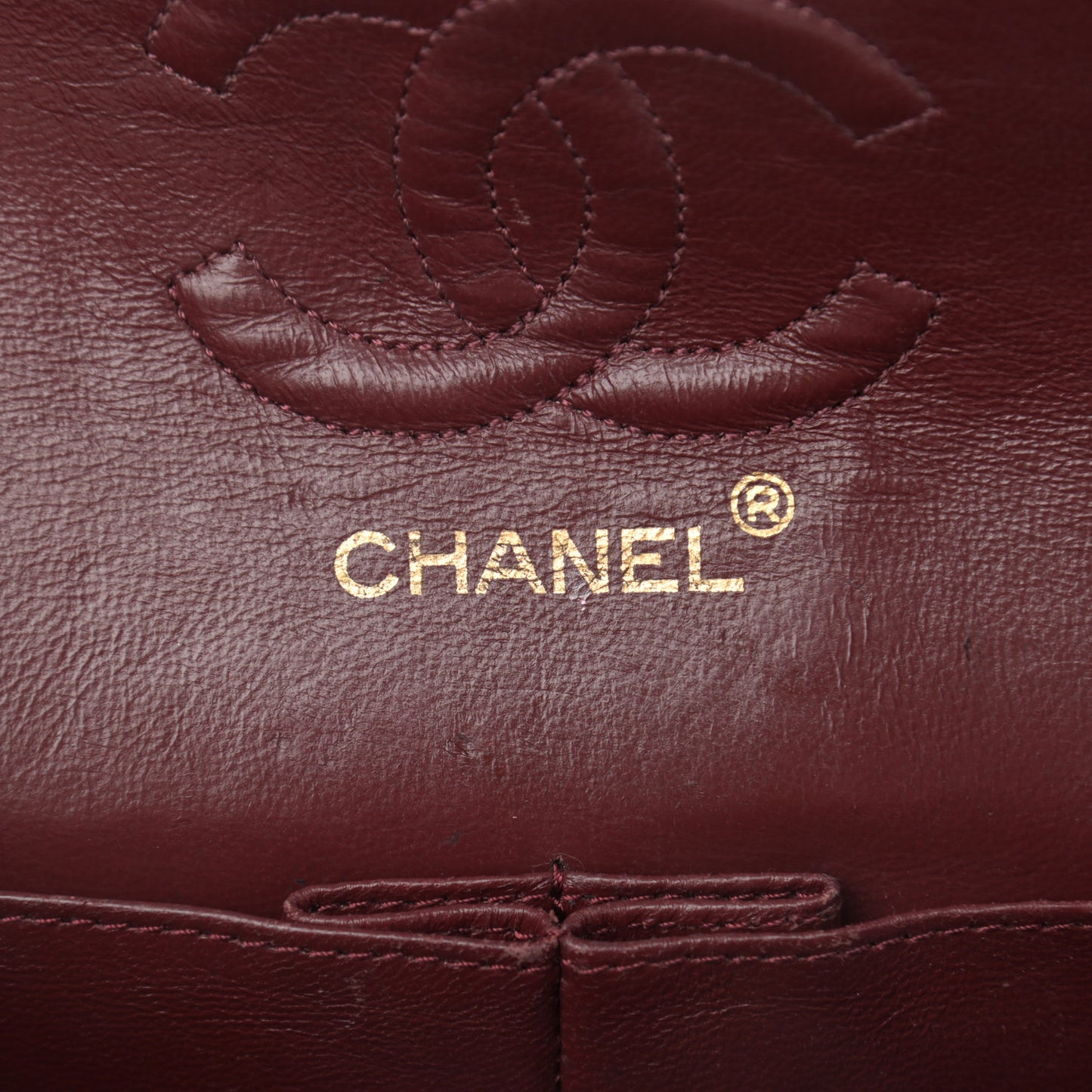 Lambskin Quilted Small Double Flap Black