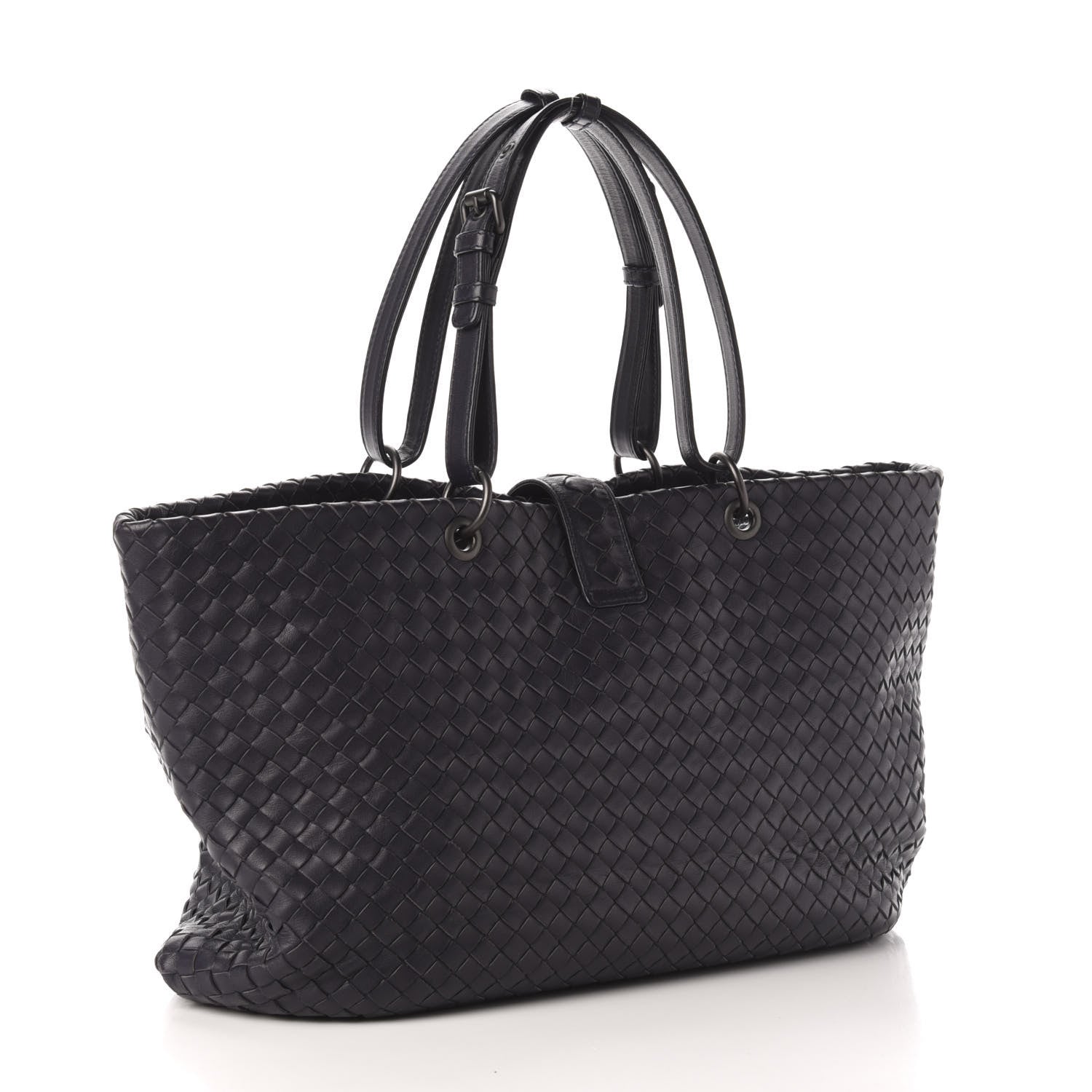 Bottega Veneta Nappa Intrecciato Large Capri Tote Ink 3 of 11