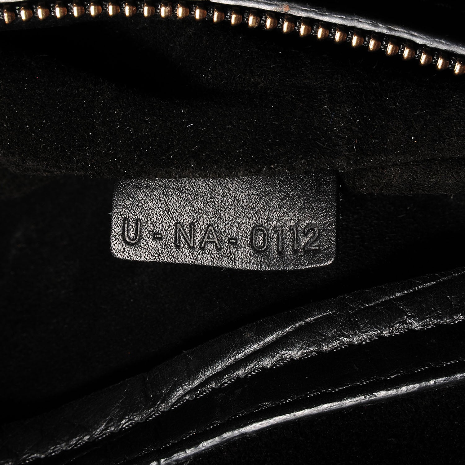 Celine Crocodile Embossed Large Phantom Luggage Black 7 of 7
