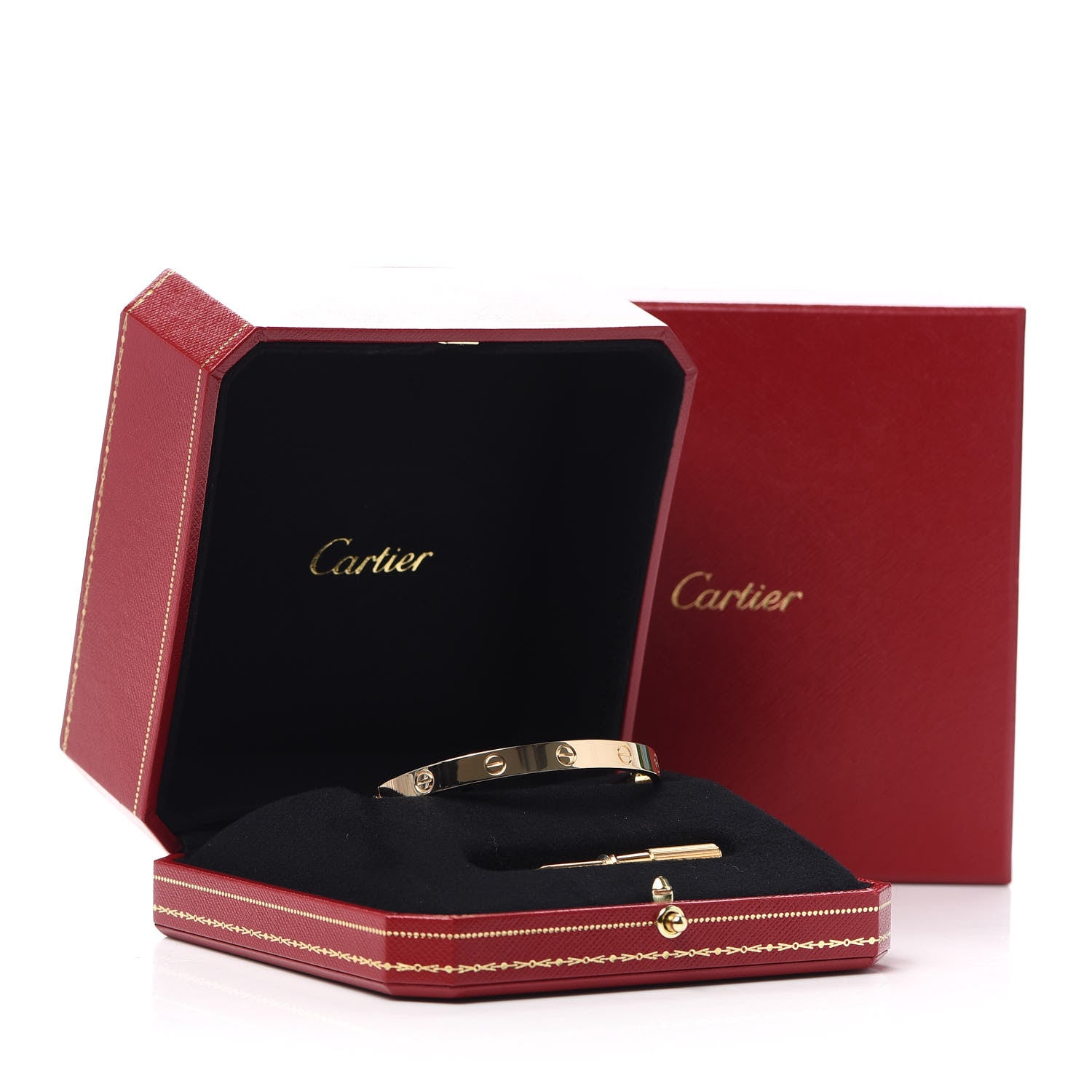 Cartier 18K Yellow Gold LOVE Bracelet 18 7 of 7