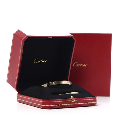 Cartier 18K Yellow Gold LOVE Bracelet 18 7 of 7