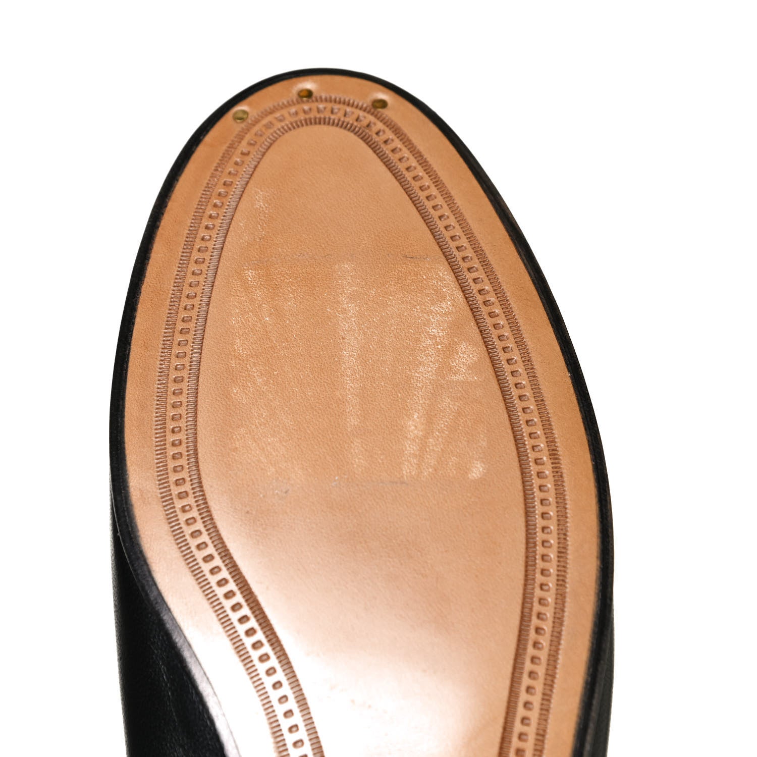 Gucci Lambskin Womens Brixton Horsebit Loafers 38.5 Black 10 of 10