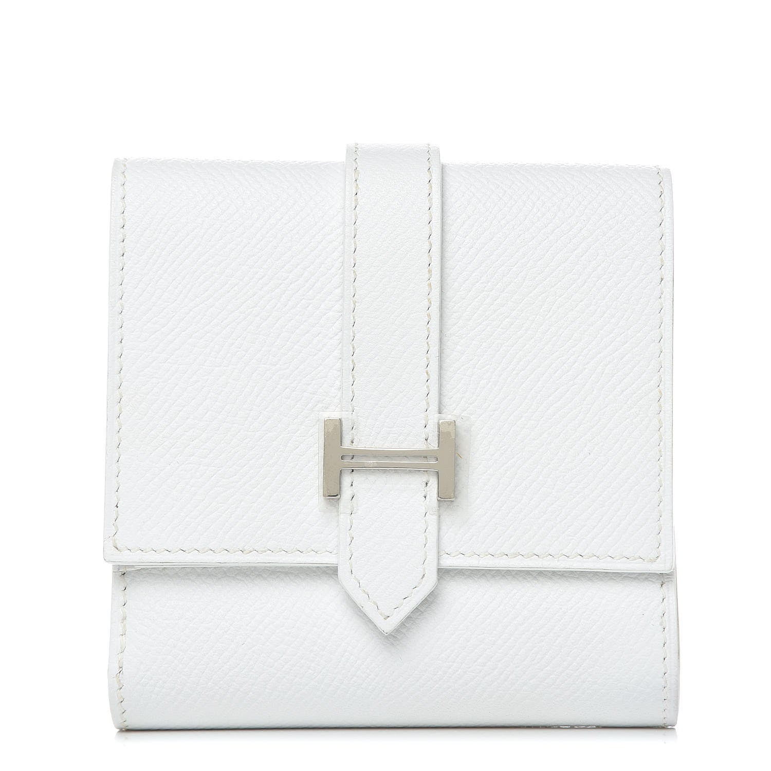 Hermes Epsom Bearn Recto Verso Wallet Blanc 1 of 9