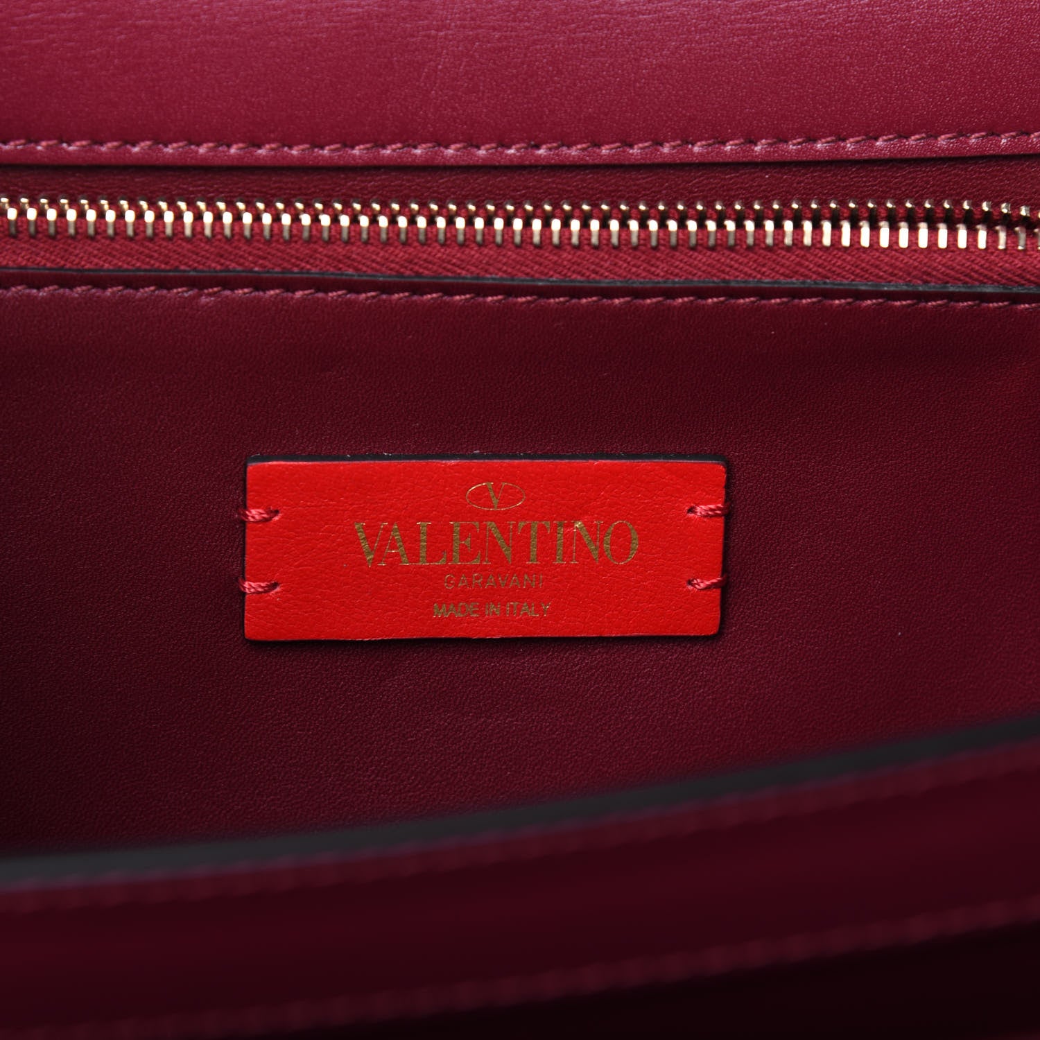 Valentino Garavani Vitello Rockstud Top Handle Shoulder Bag Cerise 11 of 13