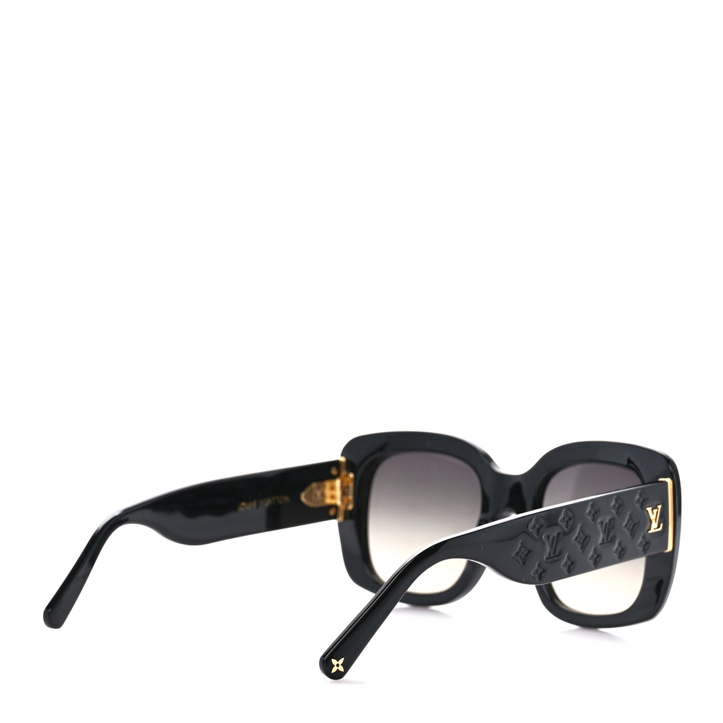 Acetate LV Empreinte Square Sunglasses Z1611E Black