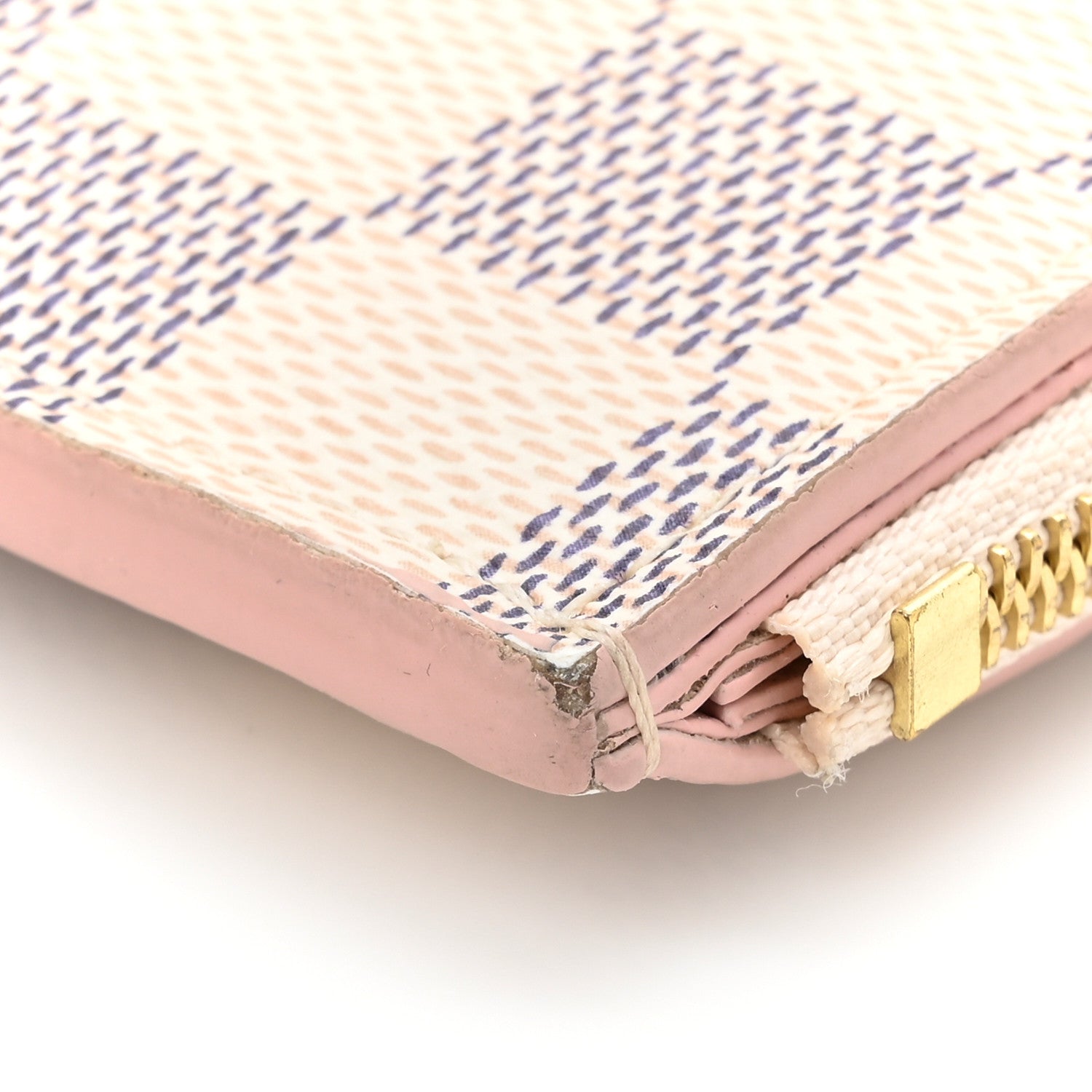 Louis Vuitton Damier Azur Recto Verso Card Holder Rose Ballerine 8 of 11