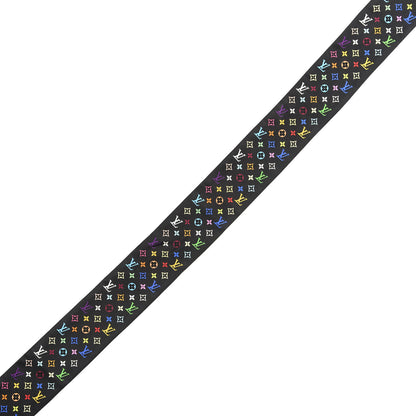 Louis Vuitton Silk Monogram Multicolor Bandeau Black 3 of 3