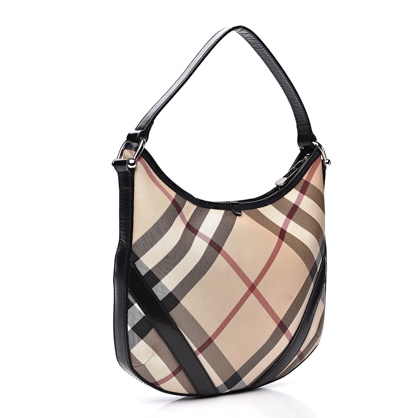 Supernova Check Buckle Hobo Black