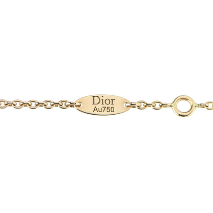 Christian Dior 18K Yellow Gold Diamond Mother of Pearl Rose Des Vents Bracelet 4 of 4