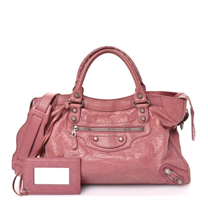 Balenciaga Agneau Giant 12 Silver Hardware City Rose Bruyere 9 of 14