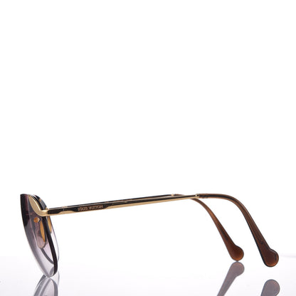 Louis Vuitton Lila Pilot Aviator Sunglasses Z0761U Brown 3 of 7