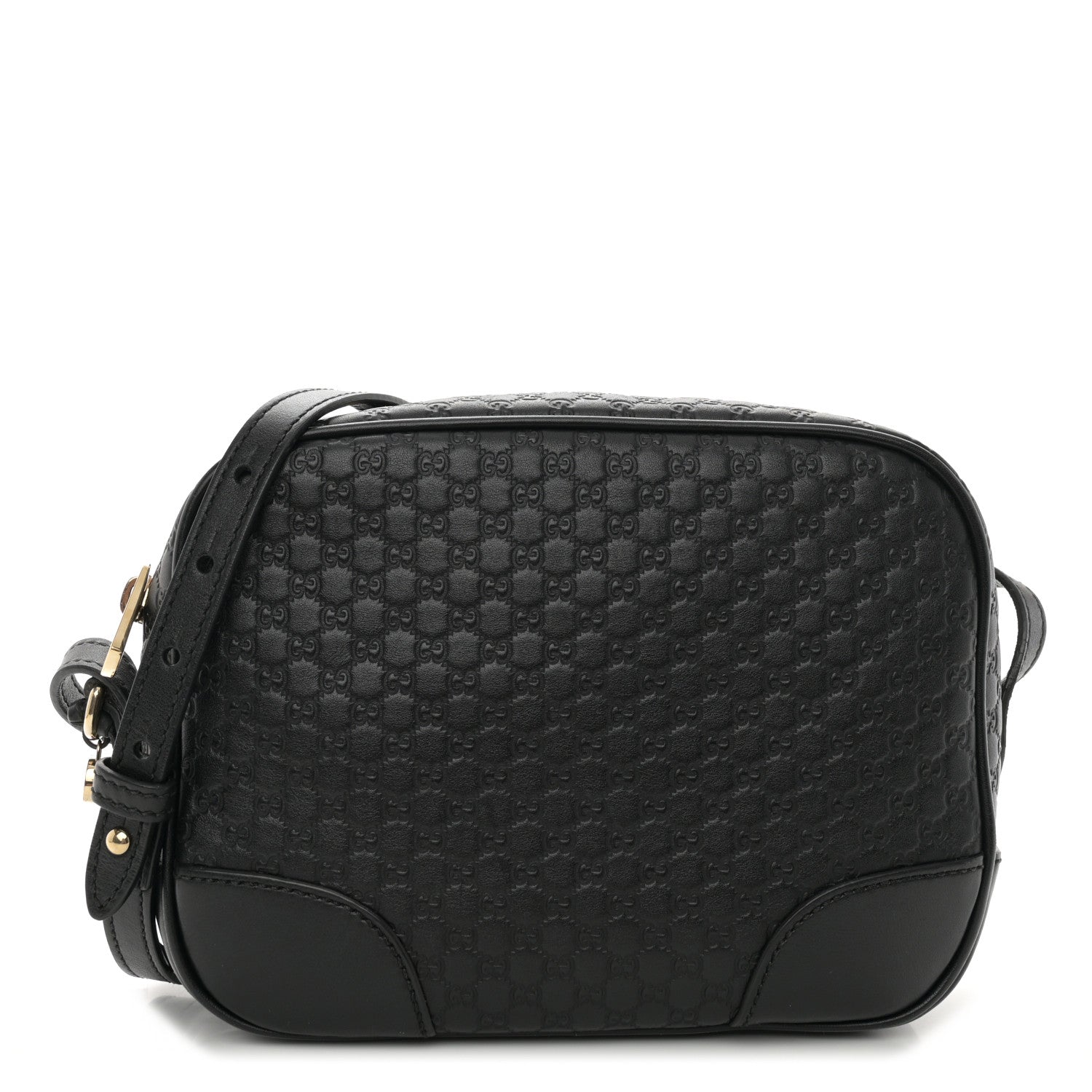 Gucci Microguccissima Mini Bree Messenger Bag Black 1 of 15
