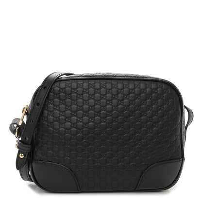 Gucci Microguccissima Mini Bree Messenger Bag Black 1 of 15