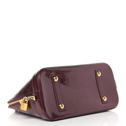 Louis Vuitton Vernis Alma PM Griotte 3 of 12