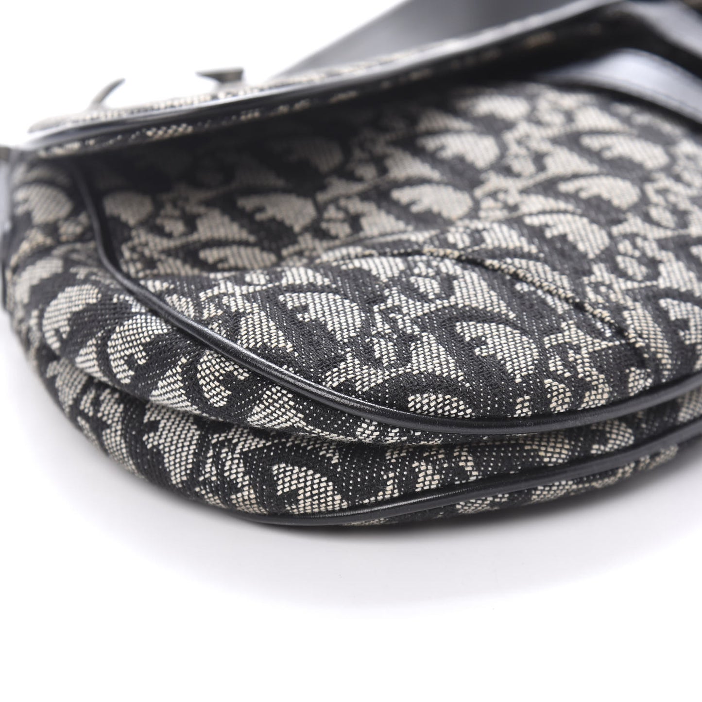 Monogram Saddle Bag Black