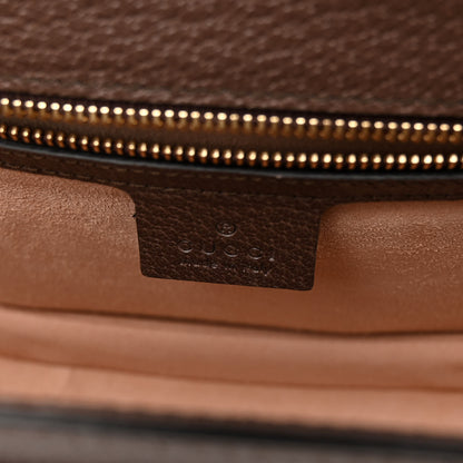 Gucci GG Supreme Monogram Web Small Ophidia Flap Messenger Bag Brown 6 of 9